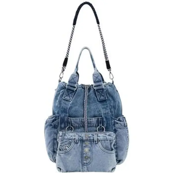 Desigual Desigual  Ruksaci BACK_JACKDENIM GLOBE 26WAKD06  Desigual