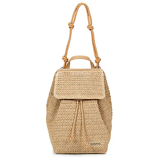 Desigual Desigual  Ruksaci BACKPACK HALF LOGO RAFFIA LUENA  Desigual
