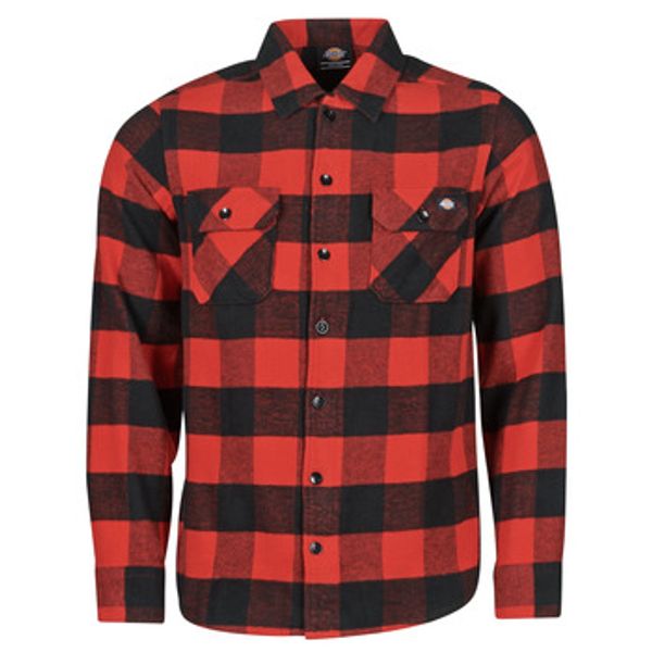 Dickies Dickies  Košulje dugih rukava NEW SACRAMENTO SHIRT RED  Dickies