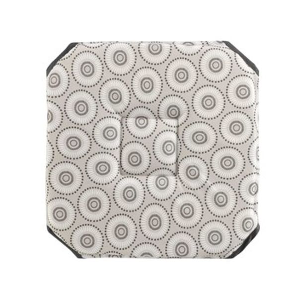Douceur d intérieur Douceur d intérieur  Jastuci za stolice GALETTE 4 RABATS 36 x 36 x 3.5 CM POLYESTER IMPRIME SALTO X2  Douceur d intérieur