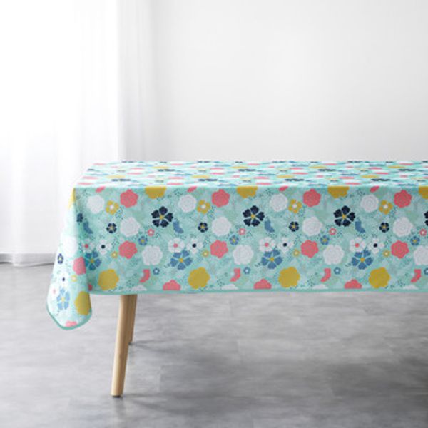 Douceur d intérieur Douceur d intérieur  Stolnjaci NAPPE RECTANGLE 150 x 240 CM POLYESTER IMPRIME LILY MENTHE  Douceur d intérieur