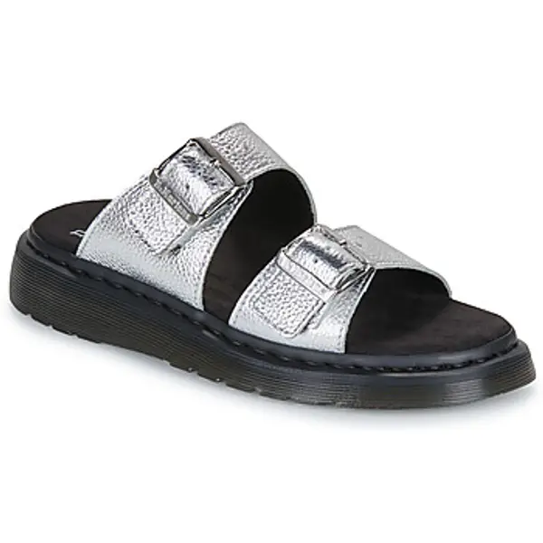 Dr. Martens Dr. Martens  Natikače Josef Slide Silver Metallic Tumble  Dr. Martens