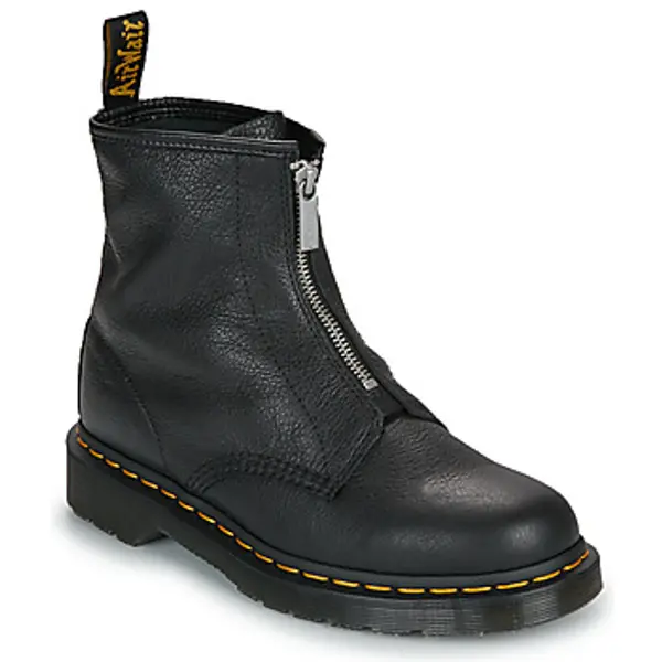 Dr. Martens Dr. Martens  Polučizme 1460 Front Zip Black Virginia  Dr. Martens
