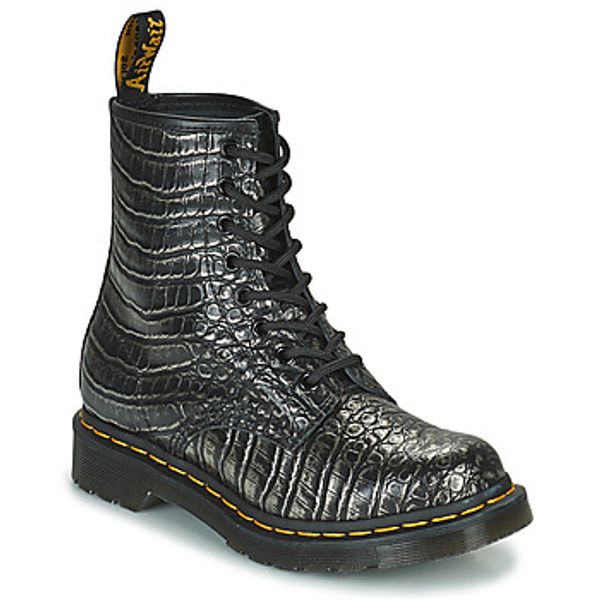 Dr. Martens Dr. Martens  Polučizme 1460 Gunmetal Wild Croc Emboss  Dr. Martens