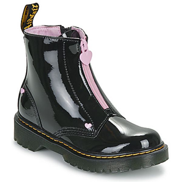 Dr. Martens Dr. Martens  Polučizme Bex Heart Zip Boot J Black Patent Lamper  Dr. Martens