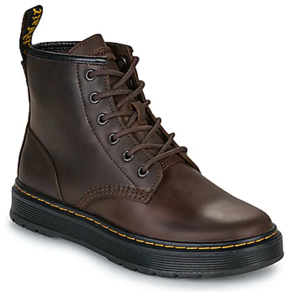 Dr. Martens Dr. Martens  Polučizme Brookline Chukka 6 Eye Boot Dark Brown Crazy Horse  Dr. Martens