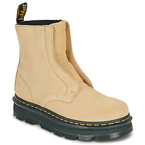 Dr. Martens Dr. Martens  Polučizme ZebZag Lace Less Laceless Boot Savannah Tan EH Suede  Dr. Martens