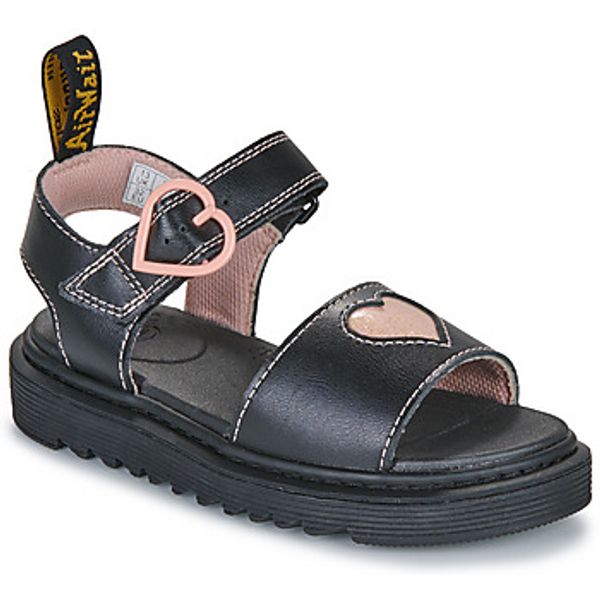 Dr. Martens Dr. Martens  Sandale i polusandale Marlowe Hearts J Black+Powder Pink  Dr. Martens