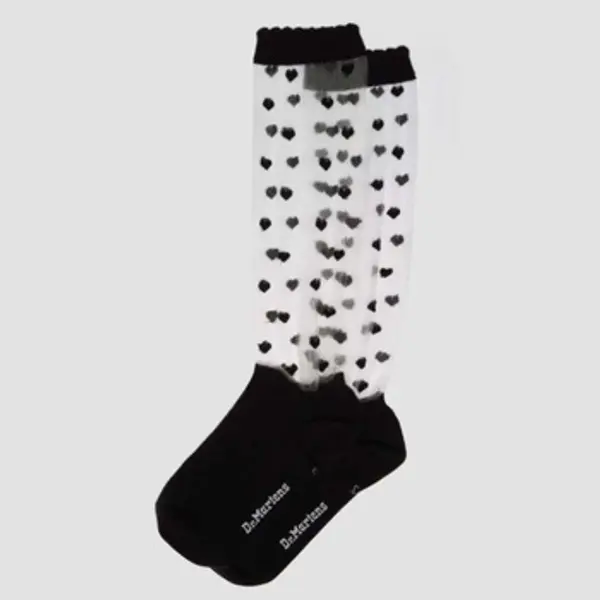 Dr. Martens Dr. Martens  Visoke čarape Calcetines Mujer Modèle Heart Mesh Sock  Dr. Martens