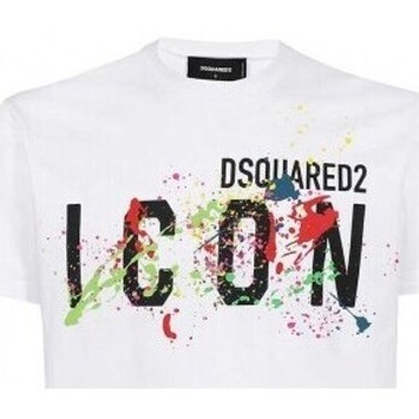 Dsquared Dsquared  Majice kratkih rukava T-Shirt Icon Homme blanc  Dsquared
