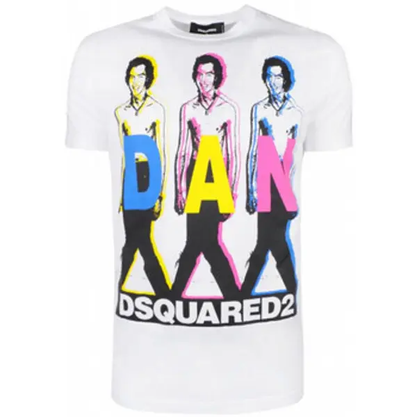 Dsquared Dsquared  Majice kratkih rukava T-SHIRT S74GD0498 WHITE  Dsquared