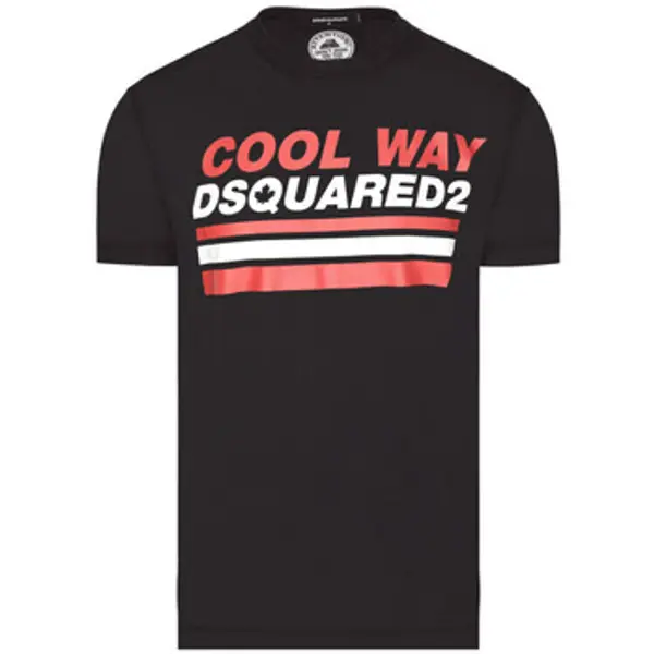 Dsquared Dsquared  Majice kratkih rukava T-SHIRT S74GD0656 BLACK  Dsquared