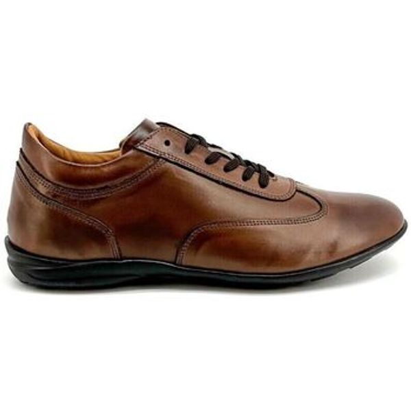Duca Di Morrone Duca Di Morrone  Modne tenisice Raul - Leather Brown  Duca Di Morrone