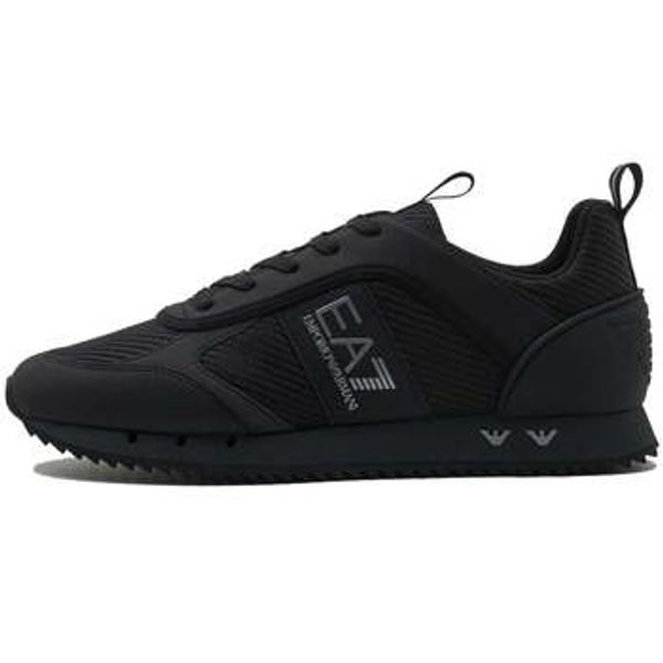 Ea7 Emporio Armani Ea7 Emporio Armani  Modne tenisice Woven Runner Trainers Triple Black/Silver  Ea7 Emporio Armani