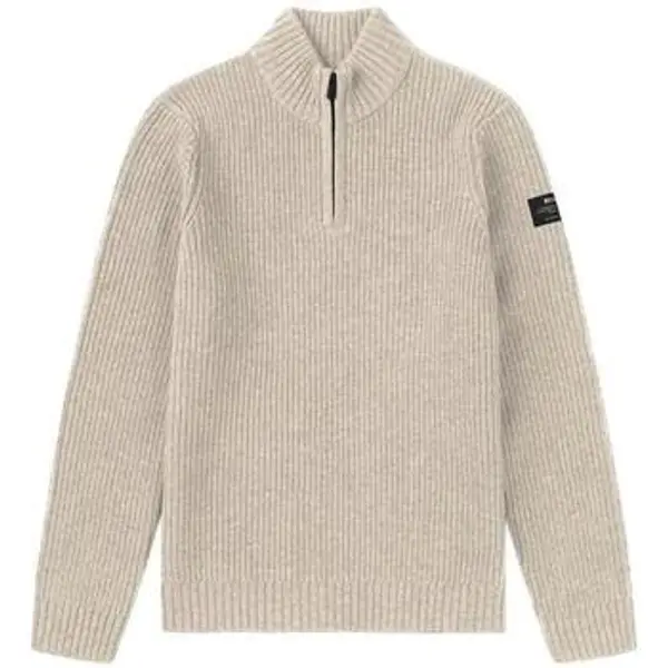 Ecoalf Ecoalf  Puloveri Pull  Drago en laine recyclée beige  Ecoalf