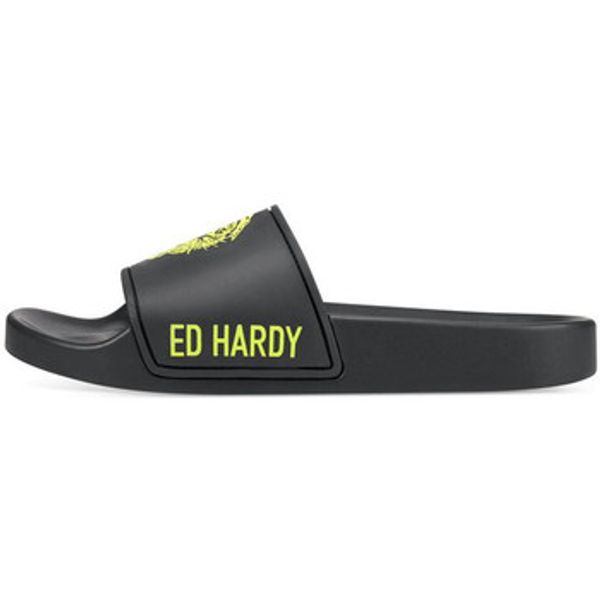 Ed Hardy Ed Hardy  Japanke Sexy beast sliders black-fluo yellow  Ed Hardy