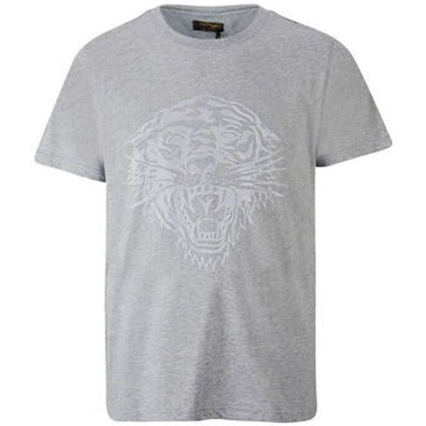 Ed Hardy Ed Hardy  Majice kratkih rukava Tiger glow t-shirt mid-grey  Ed Hardy