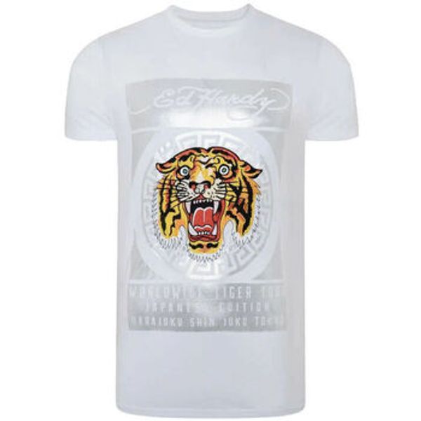 Ed Hardy Ed Hardy  Majice kratkih rukava Tile-roar t-shirt  Ed Hardy