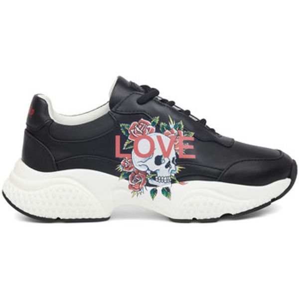 Ed Hardy Ed Hardy  Modne tenisice Insert runner-love black/white  Ed Hardy