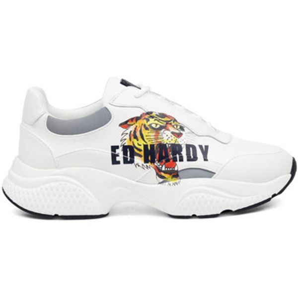 Ed Hardy Ed Hardy  Modne tenisice Insert runner-tiger-white/multi  Ed Hardy