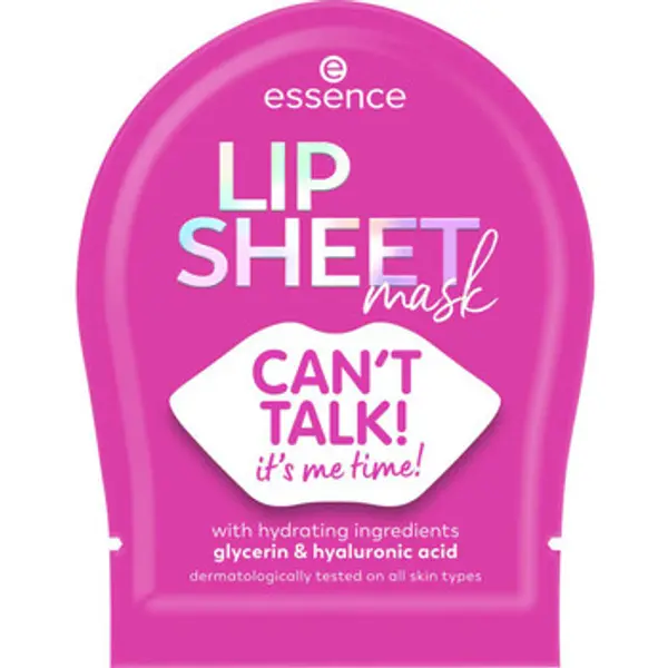 Essence Essence  Maske i pilinzi Lip Sheet Mask - 01 CAN`T TALK! it´s me time!  Essence