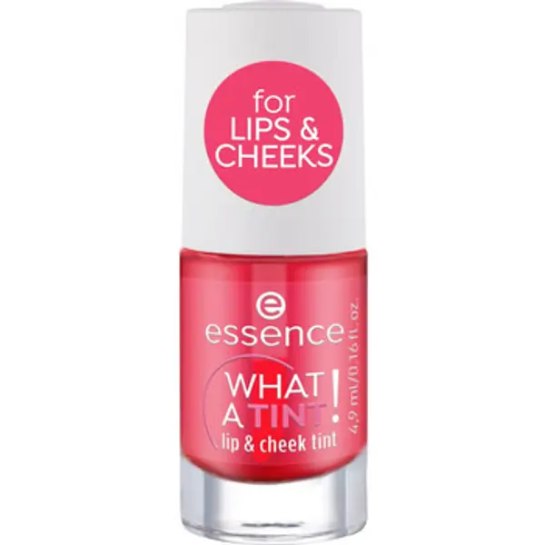 Essence Essence  Rumenila i puderi u kamenu Liquid Blush Cheeks and Lips What a Tint! - 02 Coral Su  Essence