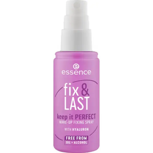 Essence Essence  Tekući puderi i primeri Fix   Last Keep It Perfect Makeup Setting Spray  Essence