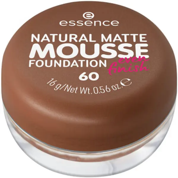 Essence Essence  Tekući puderi i primeri Natural Matte M0usse Foundation - 60  Essence