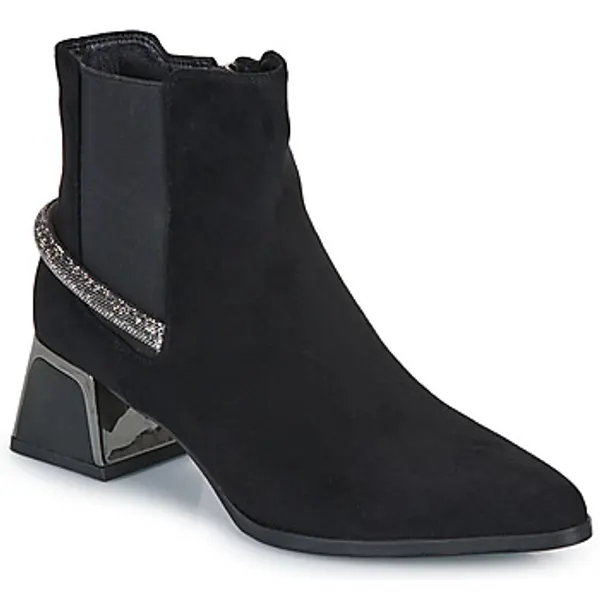 Exé Shoes Exé Shoes  Gležnjače P1811-T941-FABRIC-BLACK  Exé Shoes