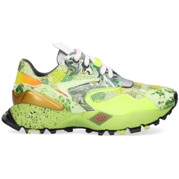 Exé Shoes Exé Shoes  Modne tenisice EXÉ 134-8 - Lime Leather  Exé Shoes