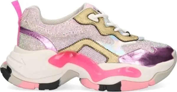 Exé Shoes Exé Shoes  Modne tenisice EXÉ Sneakers 901-5 - Purple/Gold  Exé Shoes