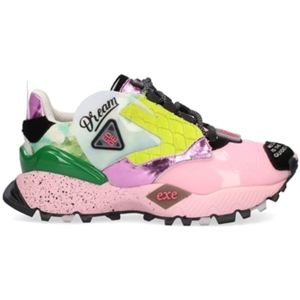 Exé Shoes Exé Shoes  Modne tenisice EXÉ Sneakers 928-3 - Black/Pink  Exé Shoes