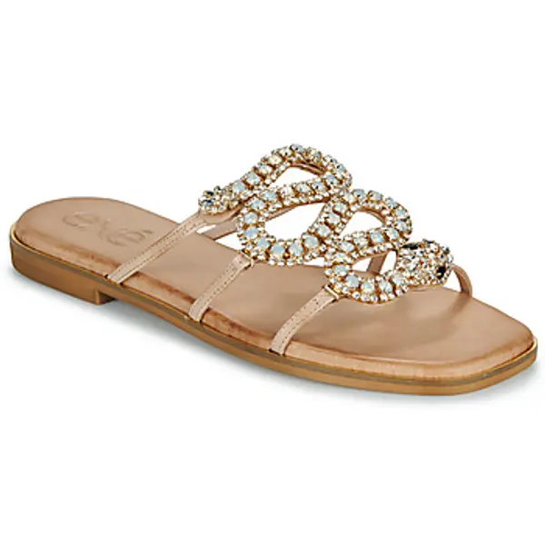 Exé Shoes Exé Shoes  Natikače 543-ORO-LEATHER-NATURAL  Exé Shoes
