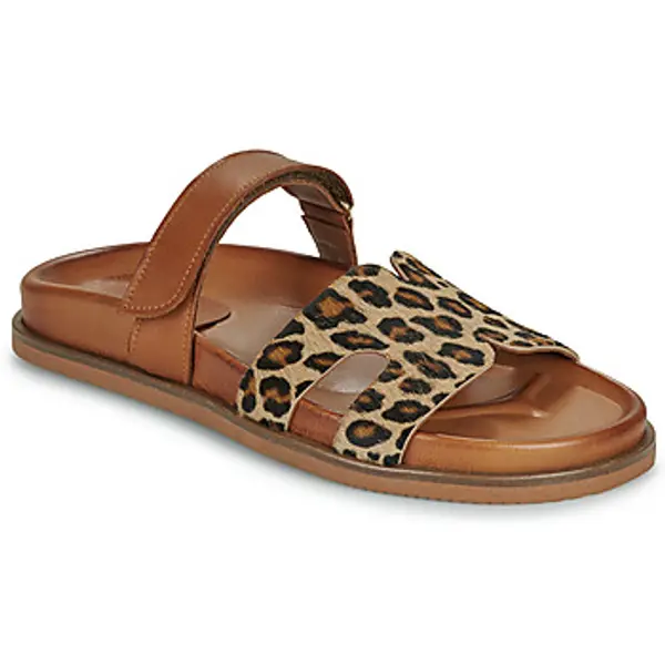 Exé Shoes Exé Shoes  Natikače 967-KIMOLOS-LEOPARD-TAN  Exé Shoes