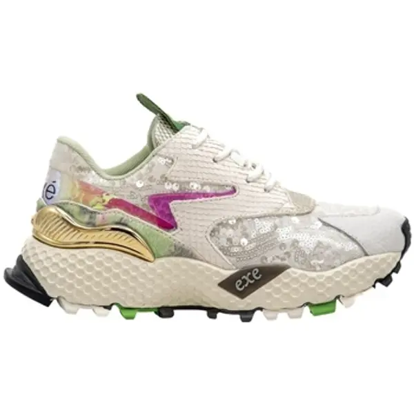 Exé Shoes Exé Shoes  Niske tenisice EXÉ Sneakers 3020-8A - Green Fuxia Lea  Exé Shoes