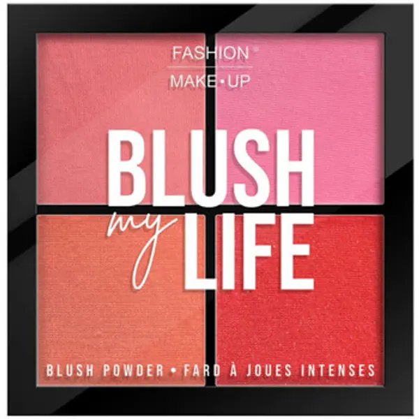 Fashion Make Up Fashion Make Up  Rumenila i puderi u kamenu Blush My Life Palette - 01 Peach Please!  Fashion Make Up