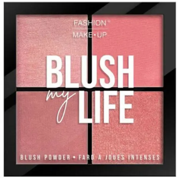 Fashion Make Up Fashion Make Up  Rumenila i puderi u kamenu Blush My Life Palette - 02 Roses  Fashion Make Up