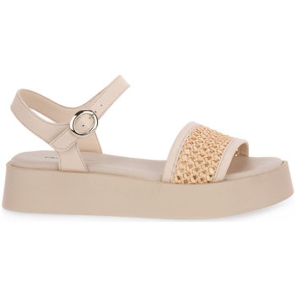 Frau Frau  Sandale i polusandale RAFIA MACRAME ECRU  Frau