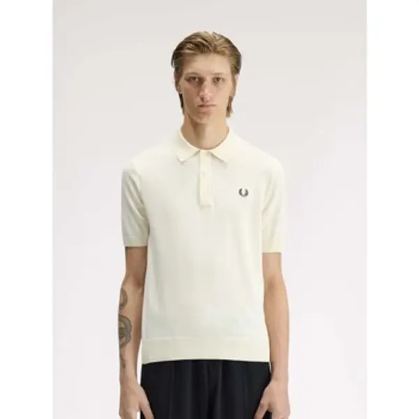 Fred Perry Fred Perry  Majice / Polo majice Fp Cotton Knitted Shirt  Fred Perry