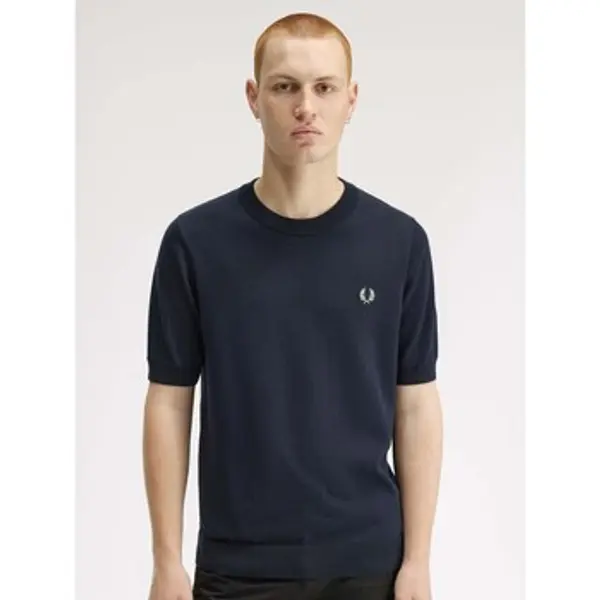 Fred Perry Fred Perry  Majice / Polo majice Fp Cotton Knitted T-Shirt  Fred Perry