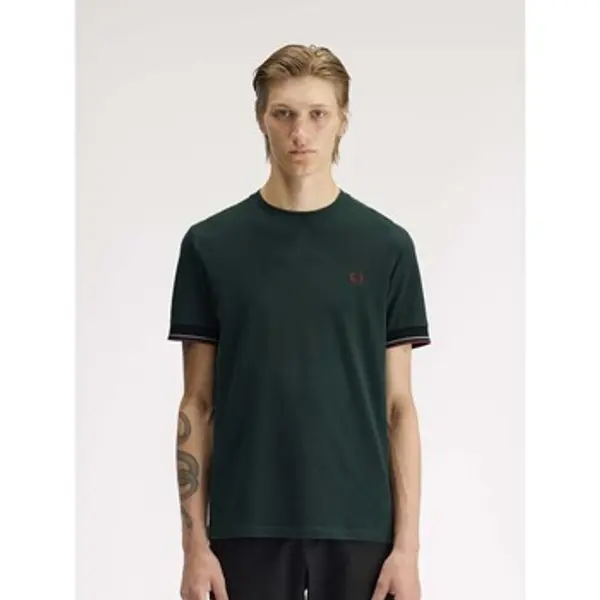 Fred Perry Fred Perry  Majice / Polo majice Fp Twin Tipped Cuff T-Shirt  Fred Perry