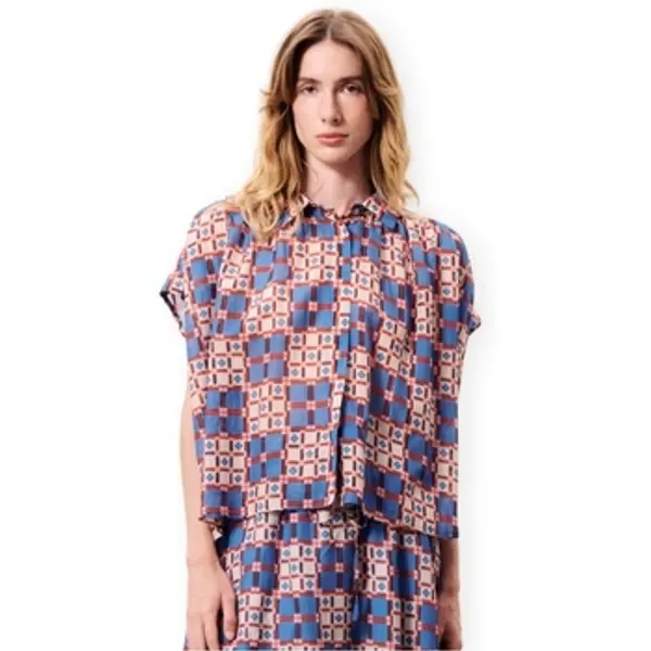 Frnch Frnch  Topovi i bluze Chrysocolle Shirt - Azulejos  Frnch
