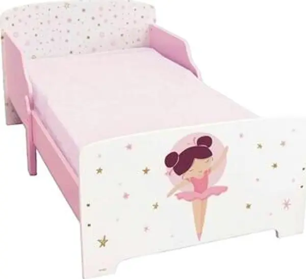 Funhouse Funhouse  Dječji kreveti Lit enfant  Ballerine avec sommier - Design danse rose  Funhouse
