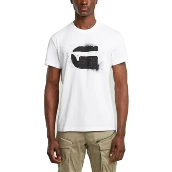 G-Star Raw G-Star Raw  Majice / Polo majice Camisetas Hombre Modèle Spray G Logo R T  G-Star Raw