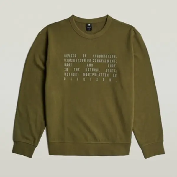 G-Star Raw G-Star Raw  Puloveri Jerséis Hombre Modèle Text Graphic R Sw  G-Star Raw