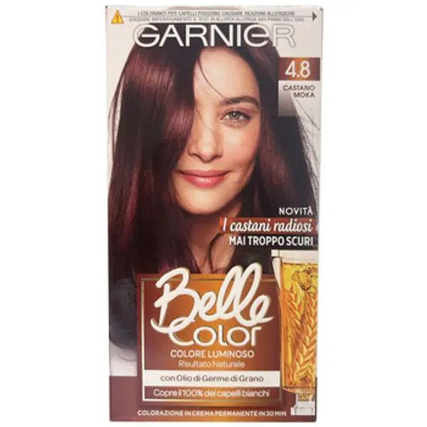 Garnier Garnier  Boje za kosu Belle Color Permanent Hair Dye - 4.8 Chatain M0cha  Garnier