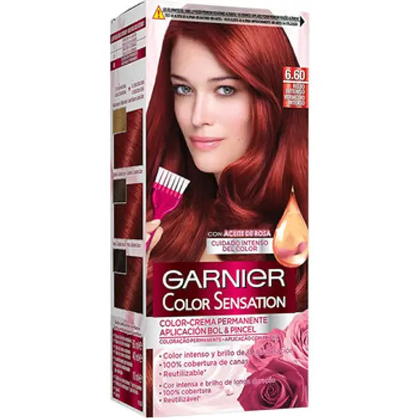 Garnier Garnier  Boje za kosu Color Sensation Permanent Cream Hair Color - 6.60 Rouge  Garnier