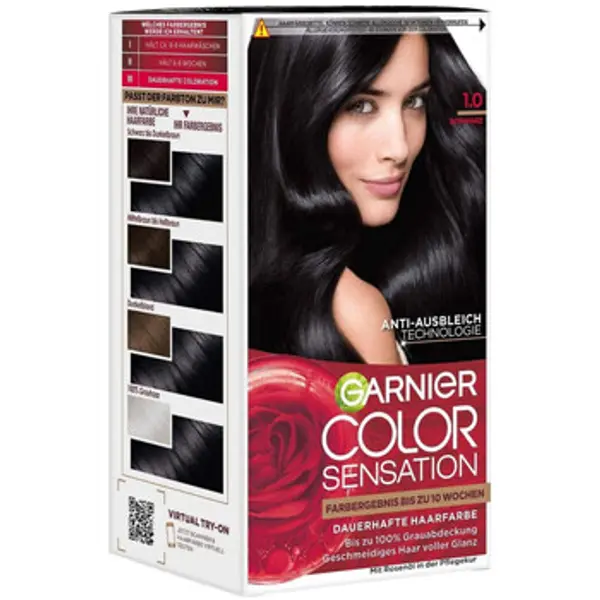 Garnier Garnier  Boje za kosu Color Sensation Permanent Hair Color - 1.0 Schwarz/Noir  Garnier