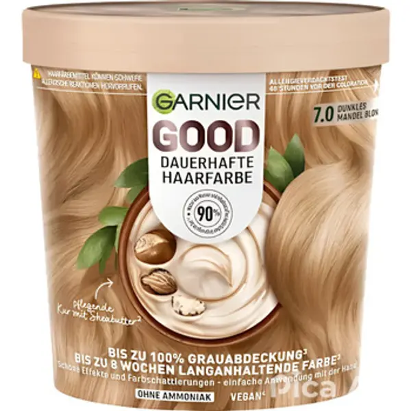 Garnier Garnier  Boje za kosu Good Permanent Hair Color - 7.0 Blond Amande Foncé  Garnier