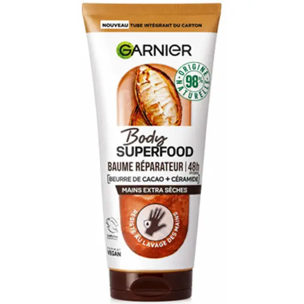 Garnier Garnier  Njega ruku i stopala Repairing Body Superfood Balm 48h - Extra Dry Hands  Garnier